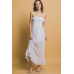 Smocked Ruffle Maxi Dress