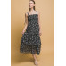 Tiered Midi Floral Dress