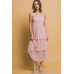 Tiered Midi Floral Dress