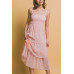 Tiered Midi Floral Dress