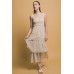 Tiered Midi Floral Dress