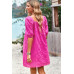 Square Neck Short Bubble Sleeve Babydoll Dress