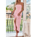 Off Shoulder Solid Tube Jacquard Waist Dress