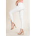 High Waist Skinny Moto Pant