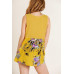 Sleeveless Waffle Knit Round Neck Tank Top