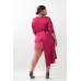 Plus Size Asymmetrical Plume Blouse