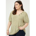 Knit V-neck Top
