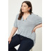 Knit V-neck Top