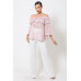 Polka Dot Sheer Off Shoulder Top