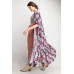 Rayon Challis Ruffle Bottom Maxi Open Kimono