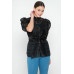 A See-thru Mini Length Organza Top
