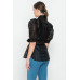 A See-thru Mini Length Organza Top