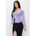 Long Sleeve Ruffle Zip-up Jacket