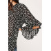 Leopard Printed Crepe Top