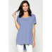 Scoop Neckline Cupro Solid Top