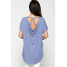 Scoop Neckline Cupro Solid Top
