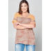 Camouflage Printed Loose-fit Knit Top