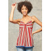 A Multi Stripes Camisole Top