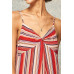 A Multi Stripes Camisole Top