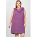 Plus Size Lace Insert Shift Midi Dress