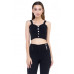 Sweetheart Button Down Crop Top