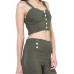 Sweetheart Button Down Crop Top
