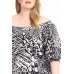 Plus Size  Animal Print Crepe Stretch Bodycon Dress