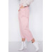 Pastel Chic Solid Ankle Wide Leg Adjustable Snap Waist Pants
