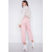 Pastel Chic Solid Ankle Wide Leg Adjustable Snap Waist Pants