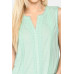 Sleeveless Lace Trim Tunic Top With Scoop Hem