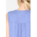 Sleeveless Lace Trim Tunic Top With Scoop Hem