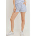 Leopard Printed Terry Short Pants