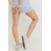 Leopard Printed Terry Short Pants