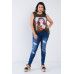 Plus Size Shady Girl Graphic Top