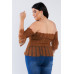 Off The Shoulder Plus Size Top
