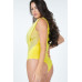 Pleated Overlap Front Bodysuit