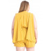 Shimmer Fabric Draped Open Sleeve Romper