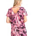 Tie Dye Print Short Sleeve Top