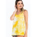 Tie-dye Knit Top Featured In A Scoop Neckline And Sleeveless