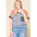 Color-blocked Sweater Knit Top