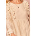 A Semi-sheer Striped Woven Top