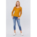 Long Sleeve W/strappy Detail Round Neck Rib Sweater Top
