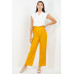 High Waist Paperbag Wide Pants