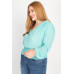 Waist Smoking V Neck Blouse