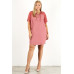 Plus Size Solid Dress With Zip-up Closure