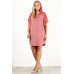 Plus Size Solid Dress With Zip-up Closure