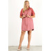 Plus Size Solid Dress With Zip-up Closure