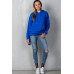 Uneven Hem Graphic "venice" Pullover Hoodie