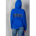 Uneven Hem Graphic "venice" Pullover Hoodie