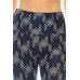 Long Yoga Style Banded Lined Multi Printed Knit Legging With High Waist
